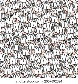 Autumn seamless pattern   holyday decor for Thanksgivin background