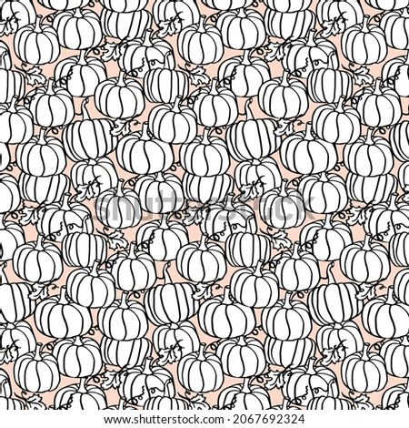 Autumn seamless pattern   holyday decor for Thanksgivin background