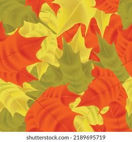 autumn seamless pattern maple leaf art design for decorative in the autumn festival, invitations, cards, wallpaper, packaging
