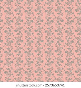 Autumn seamless pattern on lite background