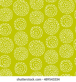 Autumn seamless pattern with rain drops.