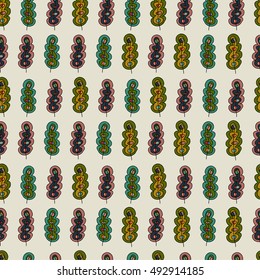 autumn seamless pattern. Vector