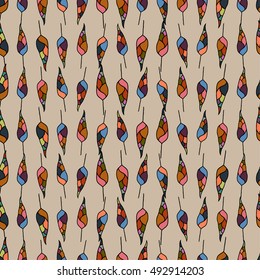 autumn seamless pattern. Vector