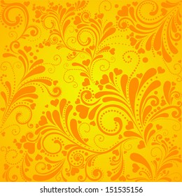 Autumn seamless pattern. Vector Illustration 