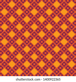 Autumn seamless patterns. Vector illustration for fall decorationSet of geometric textile texture background.. 