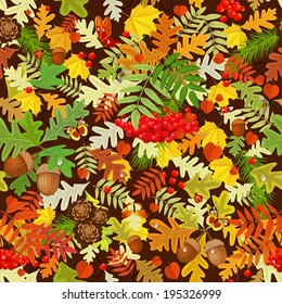 Autumn seamless texture