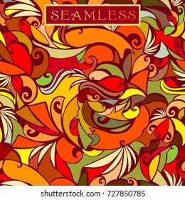 Autumn seamless texture
