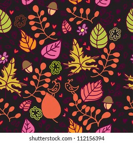 Autumn seamless texture.Seamless pattern can be used for wallpaper, pattern fills, web page background,surface textures.