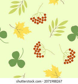  Autumn seamless vector patterns for design and fashion prints. Vector design for paper, cover, fabric, interior decor and other users. Hello Autumn.