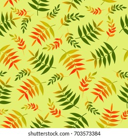 Autumn seamless vector pattern.Season background.
