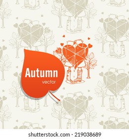 Autumn Season Concept, Eps 10 Vector Illustration