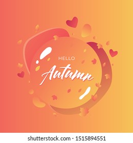 Autumn Season Conceptual Design Illustration Vector