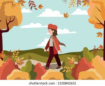 Autumn season design ,vector illustration