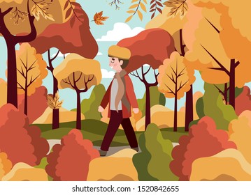 Autumn season design ,vector illustration