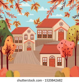 Autumn Season Design ,vector illustration