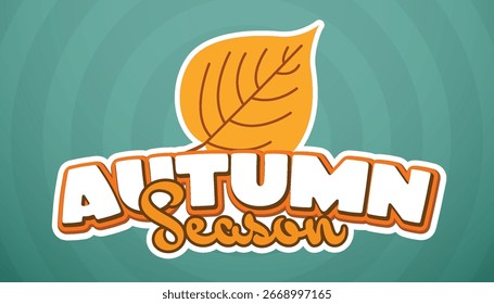autumn season editable text effect template