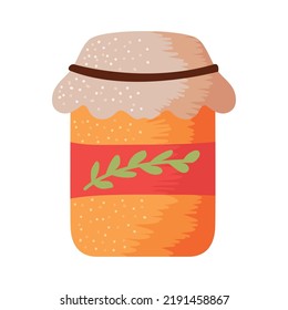 autumn season jam isolated icon