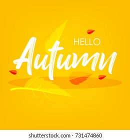 Autumn Season, Vector Illustration design background.