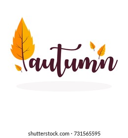 Autumn Season, Vector Illustration design background.