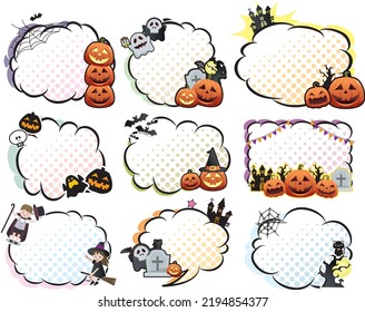 autumn seasonal event halloween frame background
