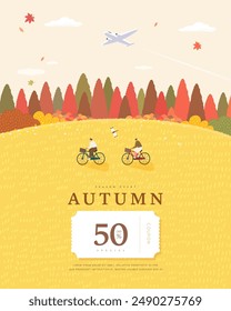 autumn sentimental frame illustration. Web-Banner
