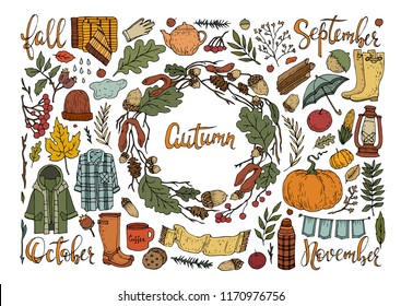 autumn set elements 1