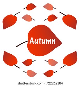 Autumn set of elements