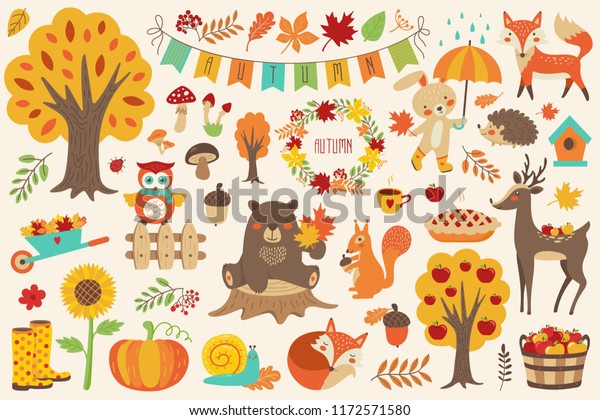 372,401 Autumn Cute Stock Vectors, Images & Vector Art | Shutterstock