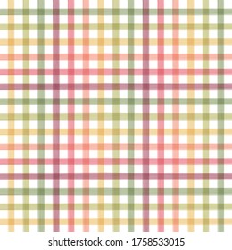 Autumn Shades watercolor checkered pattern. Watercolor pattern pastel with stripes. Watercolor brush stripes pattern.