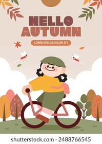 Autumn Shopping Event Template illustration