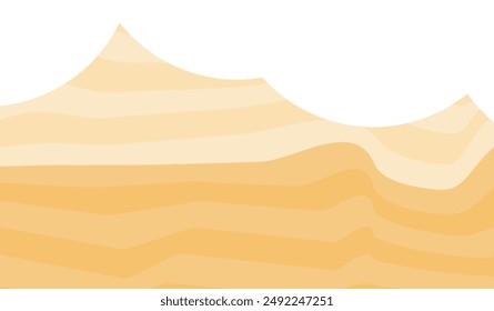Autumn simple background. Vector hand drawn flat illustration.
