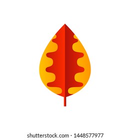 Autumn simple modern concept. Can use for logo, icon, symbol, sign vector