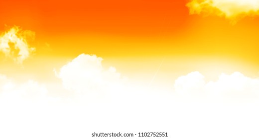 Autumn sky scenery background
