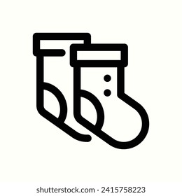 autumn, socks icon, isolated icon in light background, perfect for website, blog, logo, graphic design, social media, UI, mobile app
