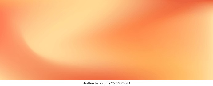 Autumn soft waving colored gradient vector background