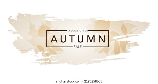 Autumn Spring Fall Sale Background