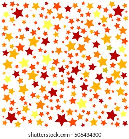 The autumn Star background Vector illustration. Pattern can be used for background your design.