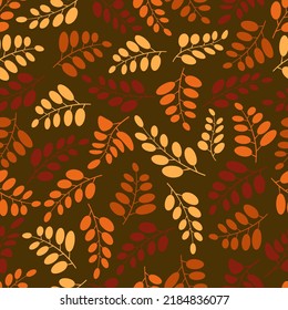 Fondo vectorial sin fisuras estilo otoño