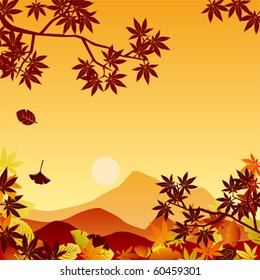 Autumn sunset