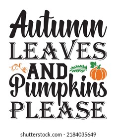 Autumn SVG Design Perfect For T-Shirt And Others