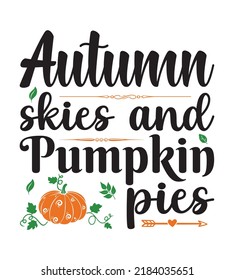 Autumn SVG Design Perfect For T-Shirt And Others