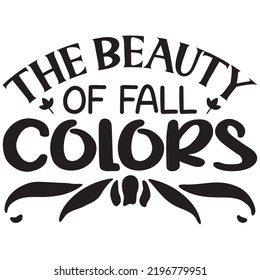 Autumn SVG T-Shirt Design Vector File.