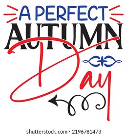 Autumn SVG T-Shirt Design Vector File.