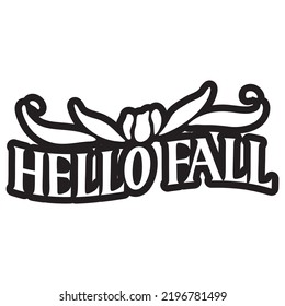 Autumn SVG T-Shirt Design Vector File.