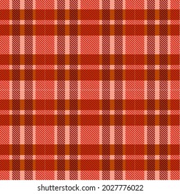 Autumn Tartan Plaid Pattern Vector Illustration Suitable For Design Pillow, Tumbler, Scraf, Dress, Jacket, etc