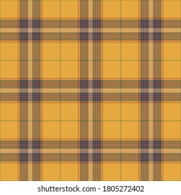 Autumn  Tartan Seamless Pattern Background. Fall Color Panel Plaid, Tartan Flannel Shirt Patterns. Trendy Tiles Vector Illustration for Wallpapers.
