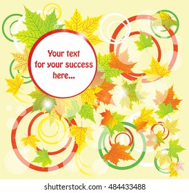 Autumn texture for ads
