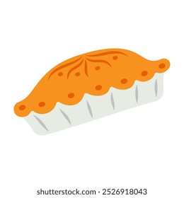 Autumn and Thanksgiving themed flat elements vector illustrations