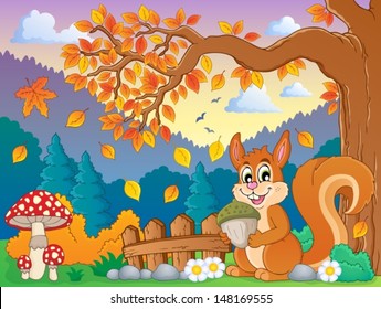 Autumn thematic image 4 - eps10 vector illustration.