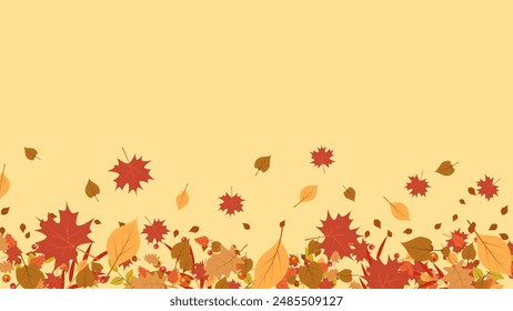 Autumn theme elegant vector background. Design for presentation, website, landing page, wallpaper, flyer, booklet, banner